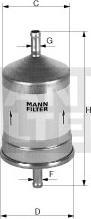 Mann-Filter WK 66/1 - Yanacaq filtri furqanavto.az