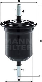 Mann-Filter WK 6013 - Yanacaq filtri www.furqanavto.az
