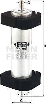 Mann-Filter WK 6021 - Yanacaq filtri furqanavto.az