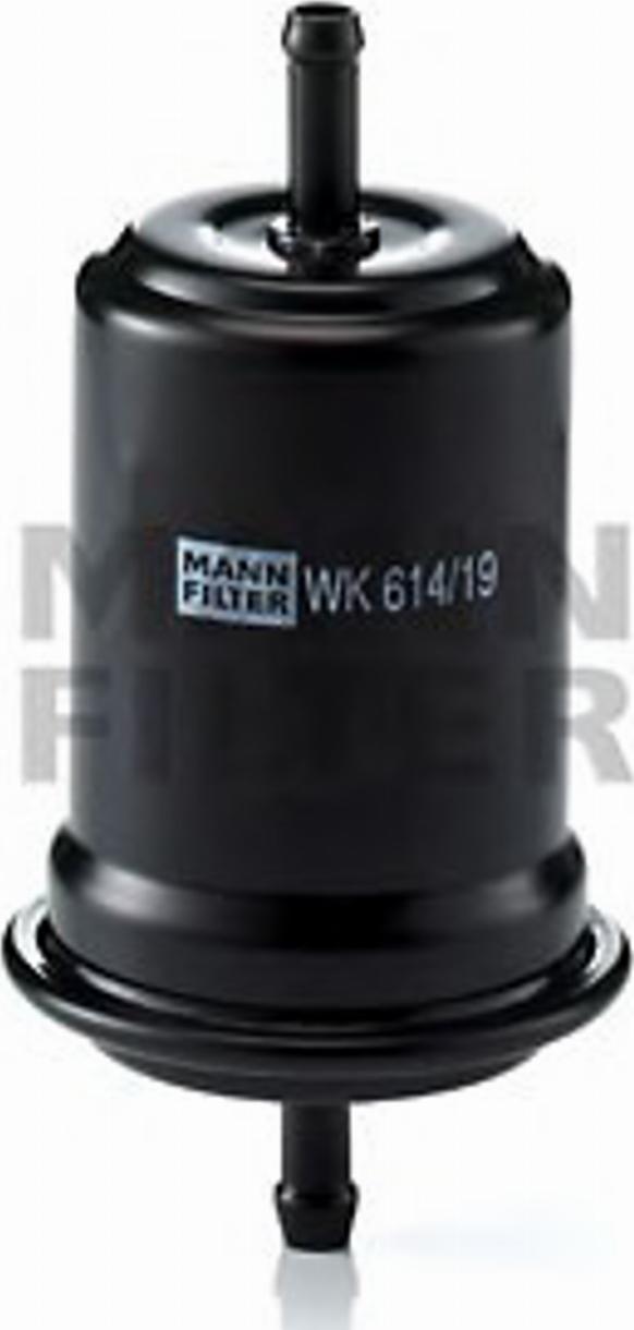 Mann-Filter WK 614/19 - Yanacaq filtri www.furqanavto.az