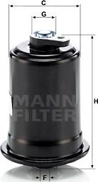 Mann-Filter WK 614/10 - Yanacaq filtri furqanavto.az