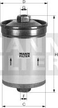 Mann-Filter WK 618 - Yanacaq filtri furqanavto.az