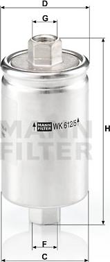 Mann-Filter WK 612/5 - Yanacaq filtri furqanavto.az