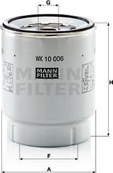 Mann-Filter WK 10 006 z - Yanacaq filtri furqanavto.az