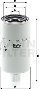Mann-Filter WK 10 012 x - Yanacaq filtri furqanavto.az