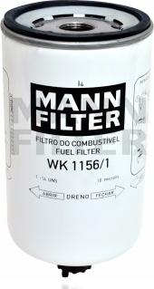 Mann-Filter WK 1156/1 - Yanacaq filtri furqanavto.az