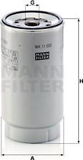 Mann-Filter WK 11 003 z - Yanacaq filtri furqanavto.az