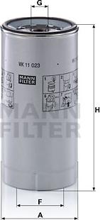 Mann-Filter WK 11 023 z - Yanacaq filtri furqanavto.az