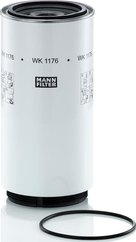 Mann-Filter WK 1176 x - Yanacaq filtri furqanavto.az