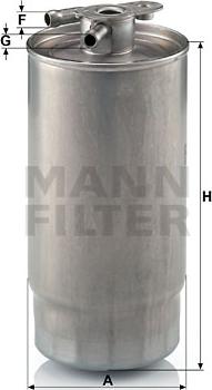 Mann-Filter WK841/1 - Yanacaq filtri furqanavto.az
