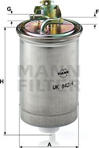 Mann-Filter WK 842/4 - Yanacaq filtri furqanavto.az