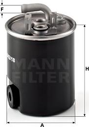 Mann-Filter WK 842/18 - Yanacaq filtri furqanavto.az