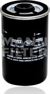 Mann-Filter WK 842/7 - Yanacaq filtri furqanavto.az