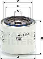 Mann-Filter WK 8500 - Yanacaq filtri furqanavto.az