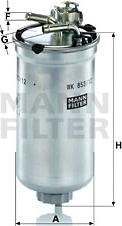 Mann-Filter WK 853/12 z - Yanacaq filtri furqanavto.az