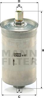 Mann-Filter WK 853/1 - Yanacaq filtri www.furqanavto.az