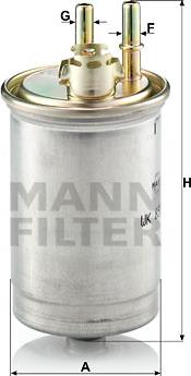 Mann-Filter WK 853/7 - Yanacaq filtri furqanavto.az