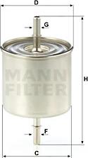 Mann-Filter WK 8046 - Yanacaq filtri furqanavto.az