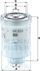 Mann-Filter WK 8053 z - Yanacaq filtri furqanavto.az