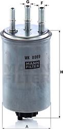 Mann-Filter WK 8069 - Yanacaq filtri furqanavto.az