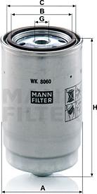 Mann-Filter WK 8060 Z - Yanacaq filtri furqanavto.az