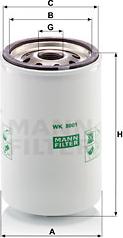 Mann-Filter WK 8001 - Yanacaq filtri furqanavto.az