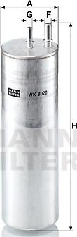 Mann-Filter WK 8020 - Yanacaq filtri furqanavto.az