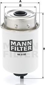 Mann-Filter WK 8190 - Yanacaq filtri furqanavto.az