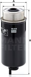 Mann-Filter WK 8145 - Yanacaq filtri furqanavto.az