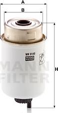 Mann-Filter WK 8140 - Yanacaq filtri furqanavto.az