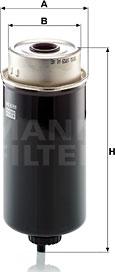 Mann-Filter WK 8161 - Yanacaq filtri www.furqanavto.az