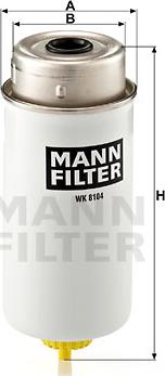Mann-Filter WK 8104 - Yanacaq filtri furqanavto.az