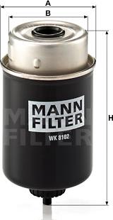 Mann-Filter WK 8102 - Yanacaq filtri furqanavto.az