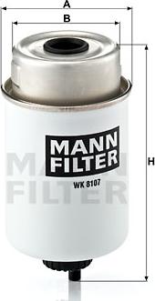 Mann-Filter WK 8107 - Yanacaq filtri furqanavto.az