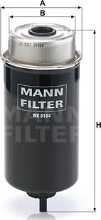 Mann-Filter WK 8184 - Yanacaq filtri furqanavto.az