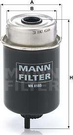 Mann-Filter WK 8185 - Yanacaq filtri furqanavto.az