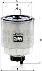 Mann-Filter WK 818/2 - Yanacaq filtri furqanavto.az