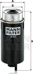 Mann-Filter WK 8170 - Yanacaq filtri furqanavto.az