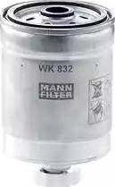 Mann-Filter WK 832 - Yanacaq filtri furqanavto.az