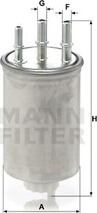 Mann-Filter WK 829/6 - Yanacaq filtri furqanavto.az
