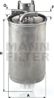 Mann-Filter WK 829 - Yanacaq filtri furqanavto.az