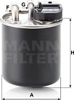 Mann-Filter WK820/16 - Yanacaq filtri furqanavto.az