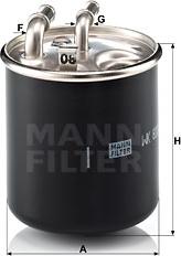 Mann-Filter WK 820/2 x - Yanacaq filtri www.furqanavto.az
