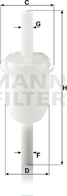 Mann-Filter WK 31/4 (10) - Yanacaq filtri www.furqanavto.az