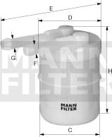 Mann-Filter WK 32/4 - Yanacaq filtri furqanavto.az
