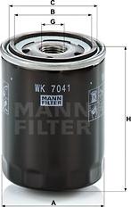 Mann-Filter WK 7041 - Yanacaq filtri www.furqanavto.az