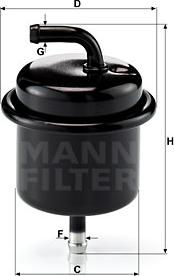Mann-Filter WK 710 - Yanacaq filtri furqanavto.az