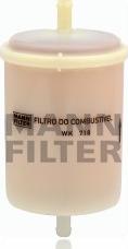 Mann-Filter WK 718 - Yanacaq filtri furqanavto.az