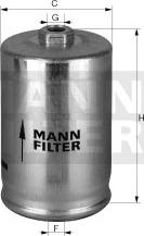 Mann-Filter WK 725/1 - Yanacaq filtri furqanavto.az