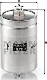 Mann-Filter WK725 - Yanacaq filtri furqanavto.az